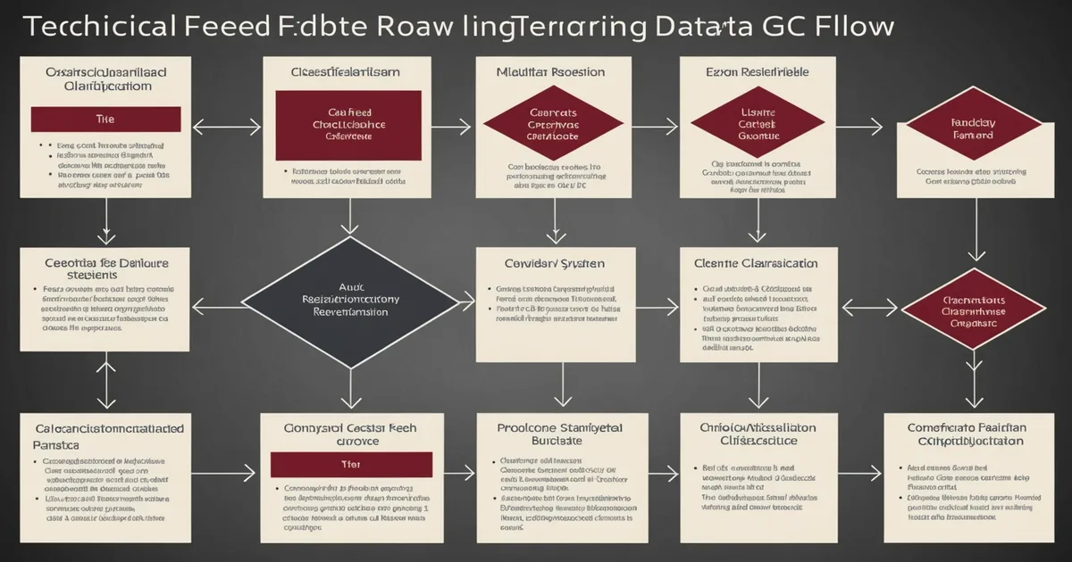 Diagram illustration showing regulatory change feed integration into GRC system workflow